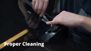 how to safely clean tinted car windows 
